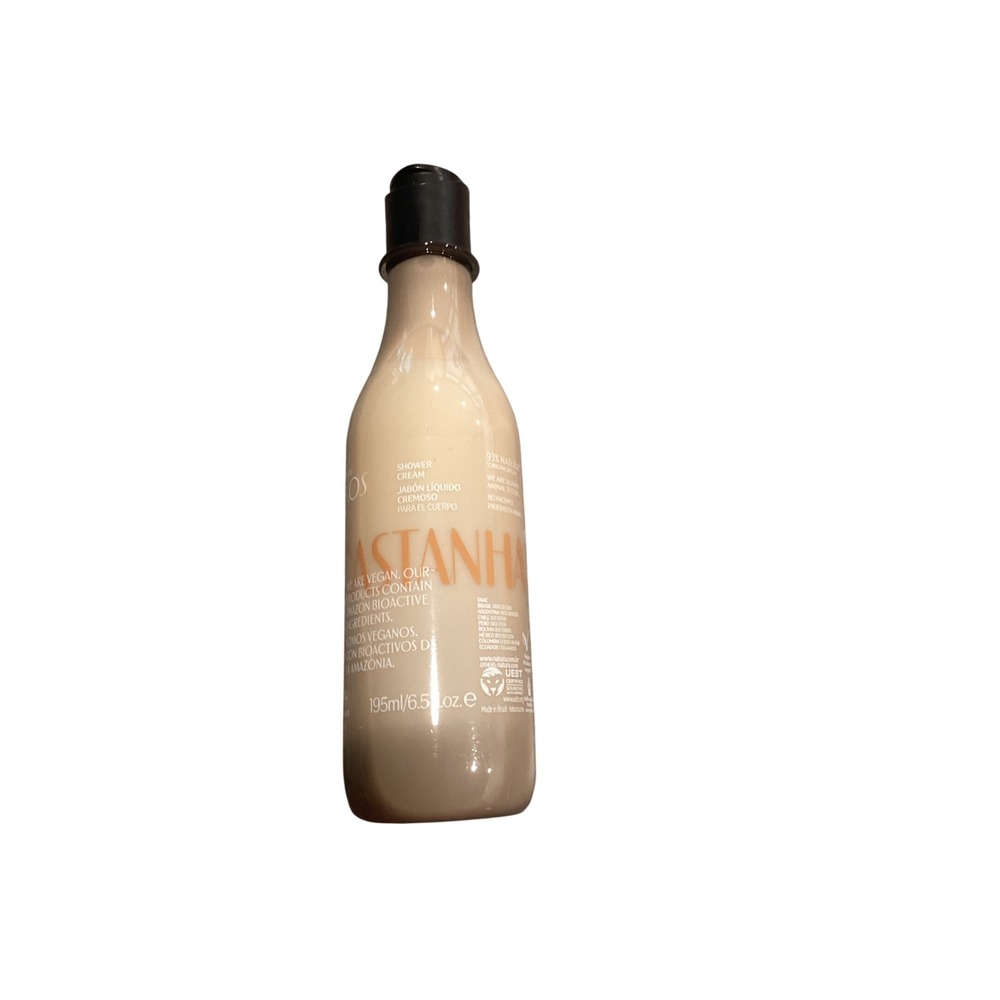 Natura Ekos Castanha Shower Cream 195ml 6.5 fl oz Vegan Amazonian Bioactive